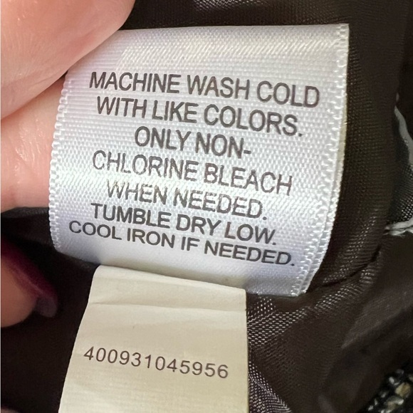 Dana Buchman Elegant Black Tweed Jacket Blazer - Picture 8 of 10